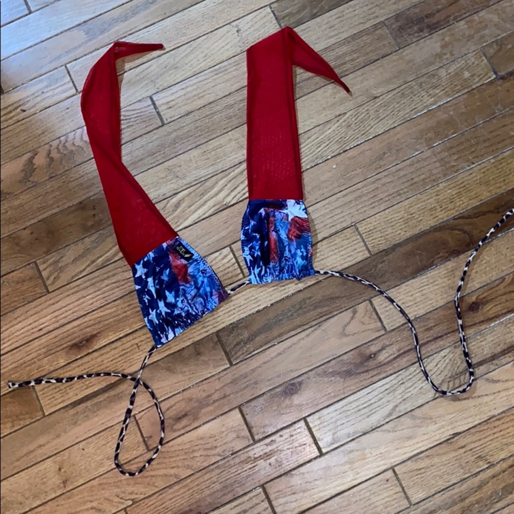 Savage Swim Reversible Bikini Top - Size S